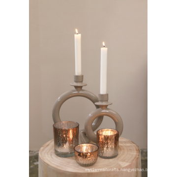 White Candlestick Holders For Home Decoration